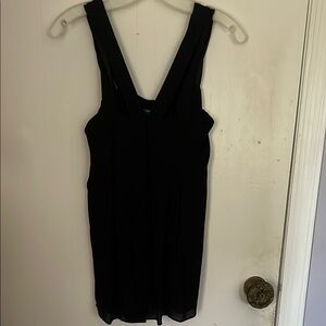 Alice + Olivia Black Tunic Top